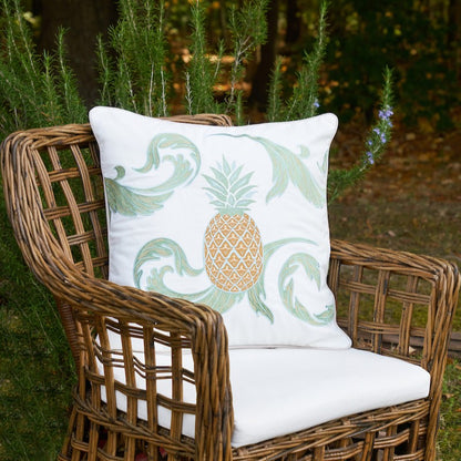 PINEAPPLE ACANTHUS INDOOR OUTDOOR PILLOW