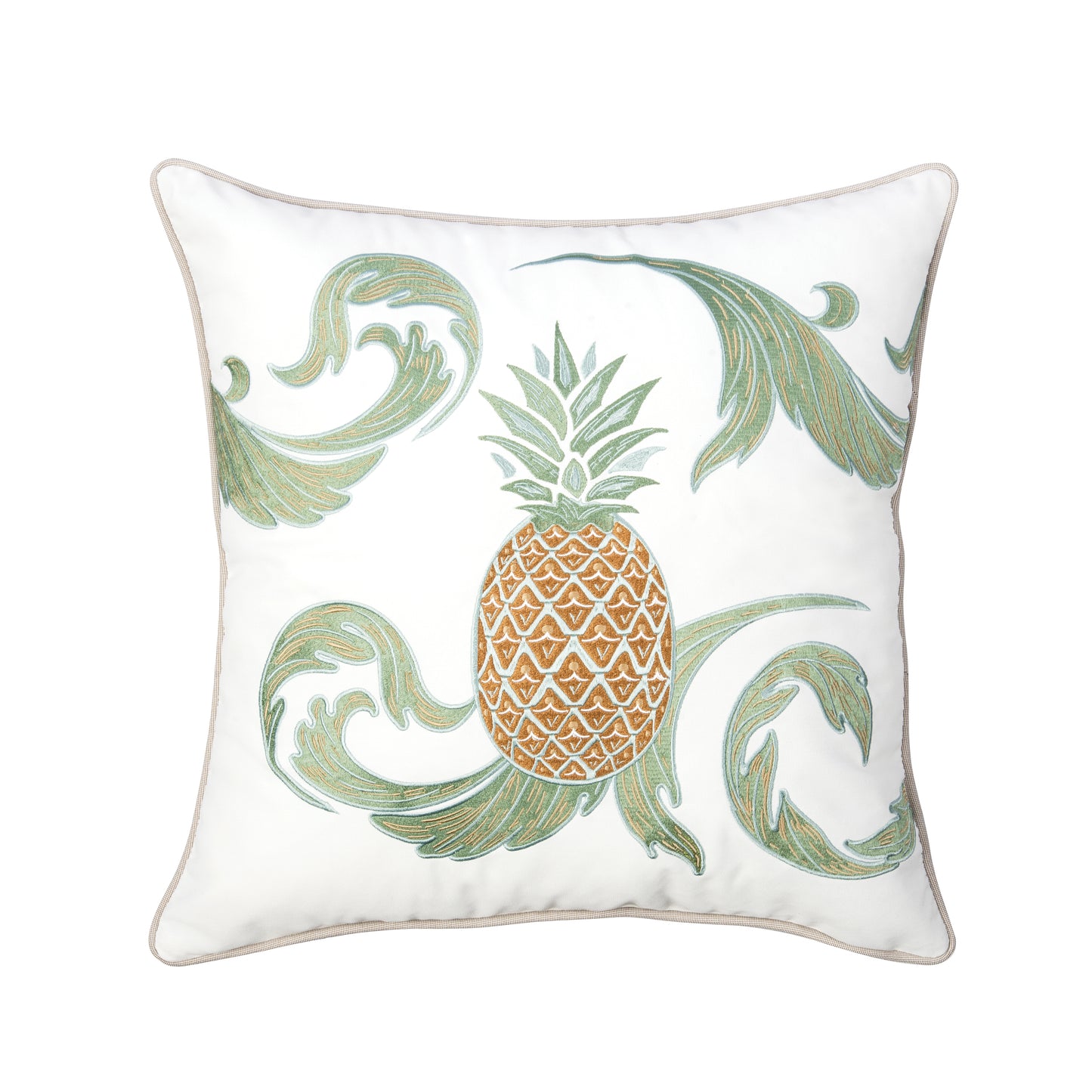 PINEAPPLE ACANTHUS INDOOR OUTDOOR PILLOW