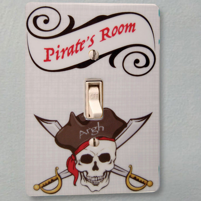 PIRATE KIDS ROOM 1 TOGGLE SWITCH PLATE