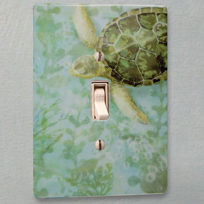 Sea Turtle 1 Toggle Switchplate
