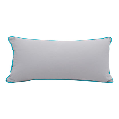 Back of the Wine Friends Lumbar Indoor Outdoor Pillow.